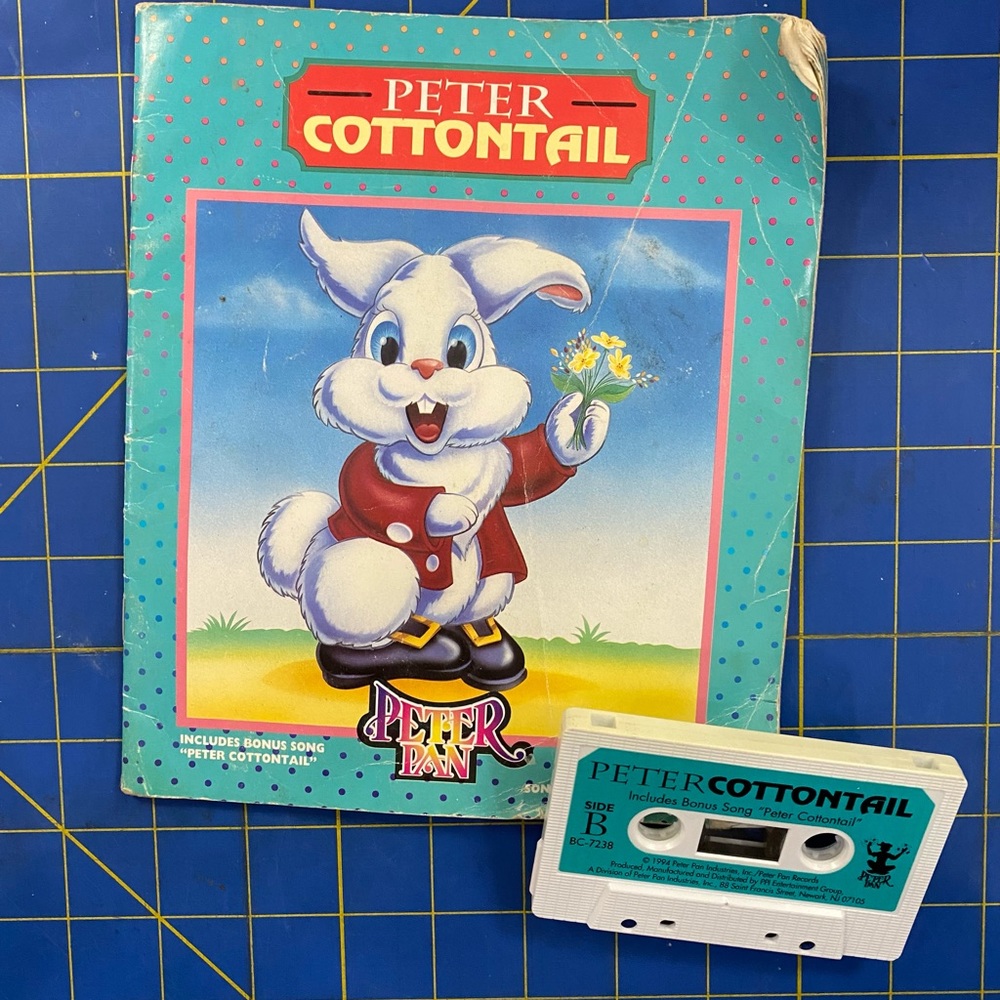 Peter Cottontail Book on Tape